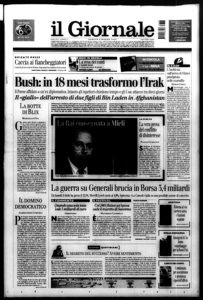 Il giornale : quotidiano del mattino